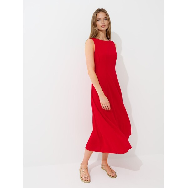 Mohito Czerwona sukienka maxi 945GE-33X