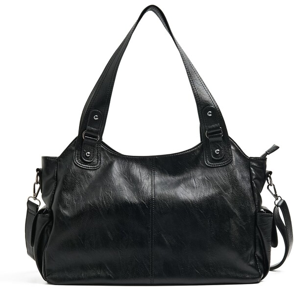 Cropp Czarna torebka z imitacji skóry 587FX-99X