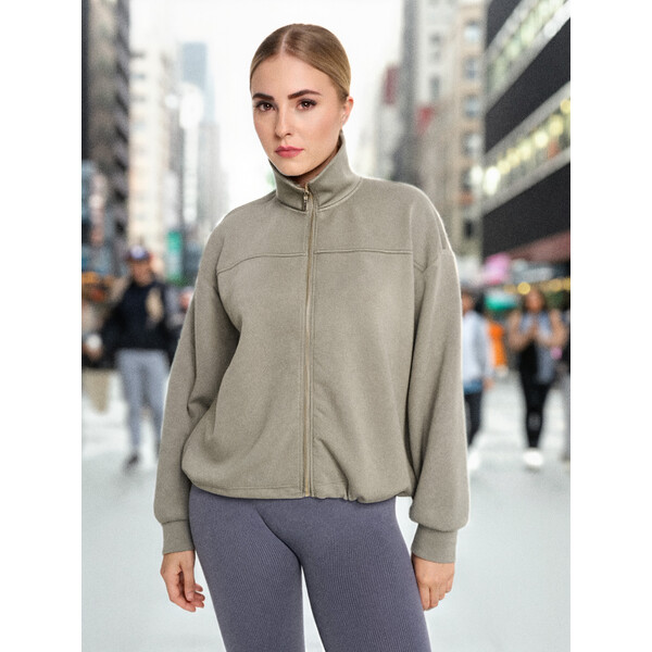 Sinsay Rozpinana bluza ze stójką 024FJ-78X