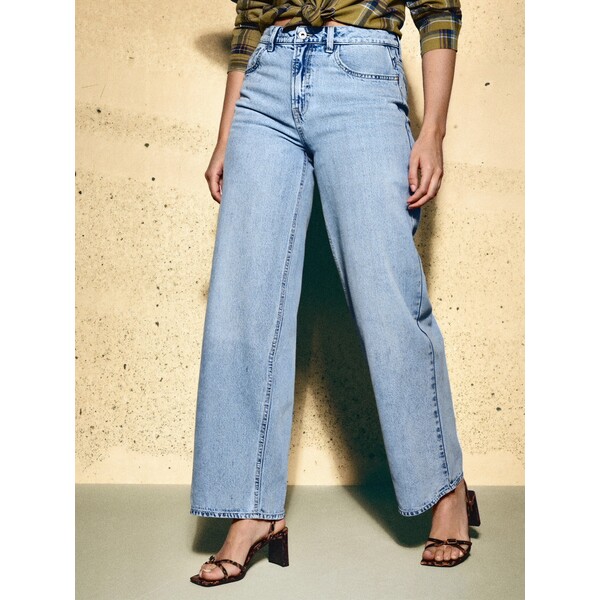 Sinsay Spodnie jeansowe baggy 883EV-50J