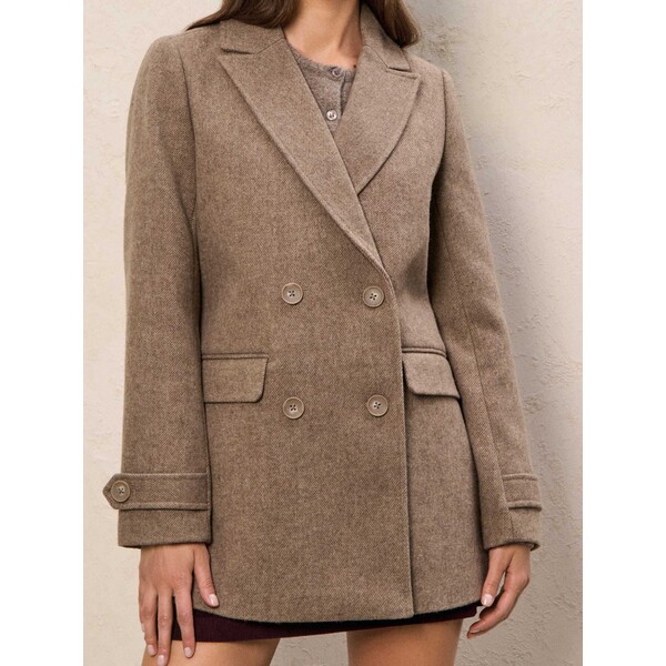 Sinsay Klasyczny płaszcz dwurzędowy 577FH-80M