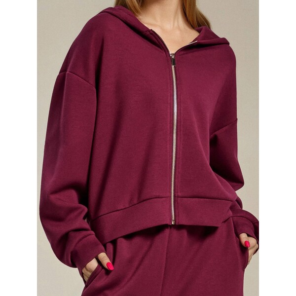 Sinsay Rozpinana bluza z kapturem soft touch 057FJ-83X