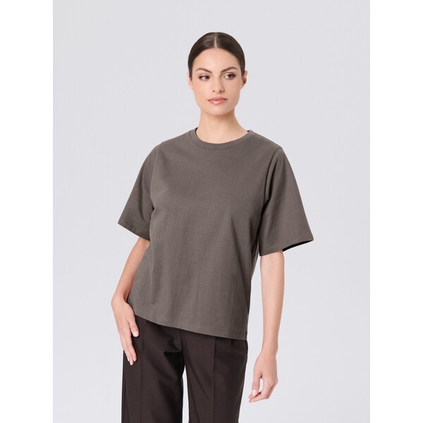 Sinsay Gładka koszulka z krótkim rękawem 524EU-90X