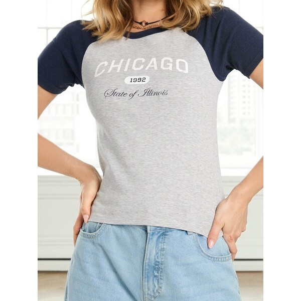 Sinsay Koszulka z krótkim rękawem 453FG-57X