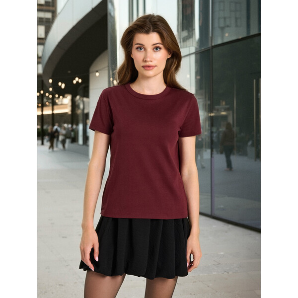 Sinsay Bawełniana koszulka z krótkim rękawem 500EU-83X