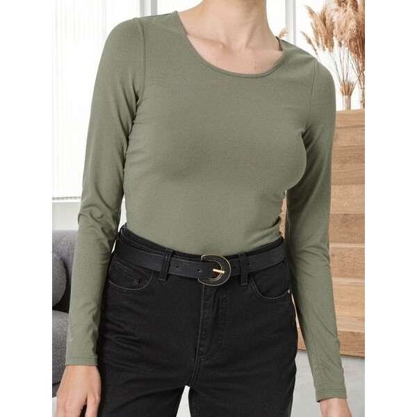 Sinsay Body z długimi rękawami 486EU-76X