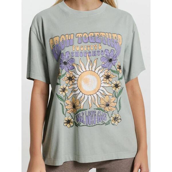 Sinsay Koszulka z nadrukiem 484FG-85X