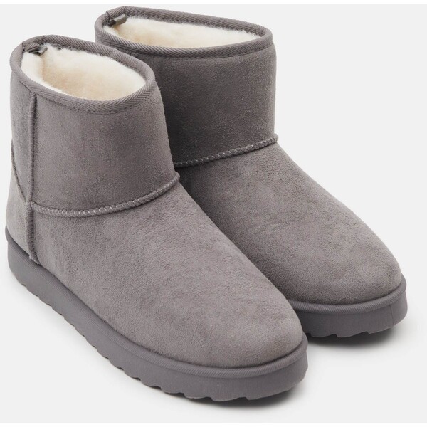 Sinsay Botki ocieplane z imitacji zamszu 146FW-09X