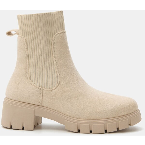 Sinsay Botki z imitacją zamszu 205FW-08X