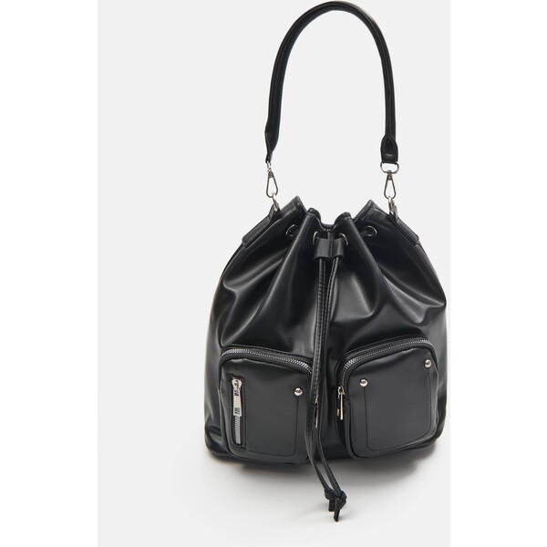 Sinsay Plecak z imitacji skóry 599EK-99X