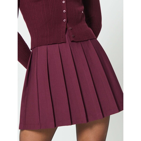 Sinsay Spódnica mini z zakładkami 009EZ-93J