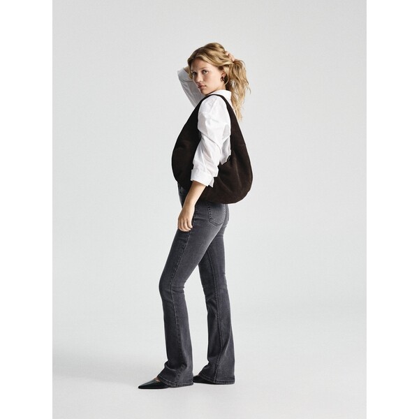 Reserved Skórzana torebka hobo 624FC-89X