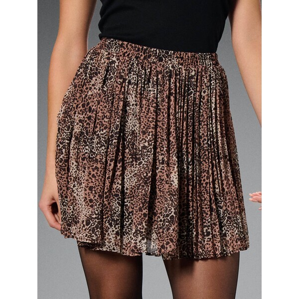 Sinsay Rozkloszowana spódnica mini ze wzorem 193FJ-MLC