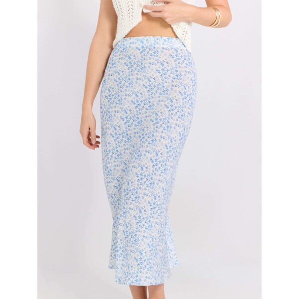 Sinsay Wiskozowa spódnica maxi w kwiaty 2270Z-MLC