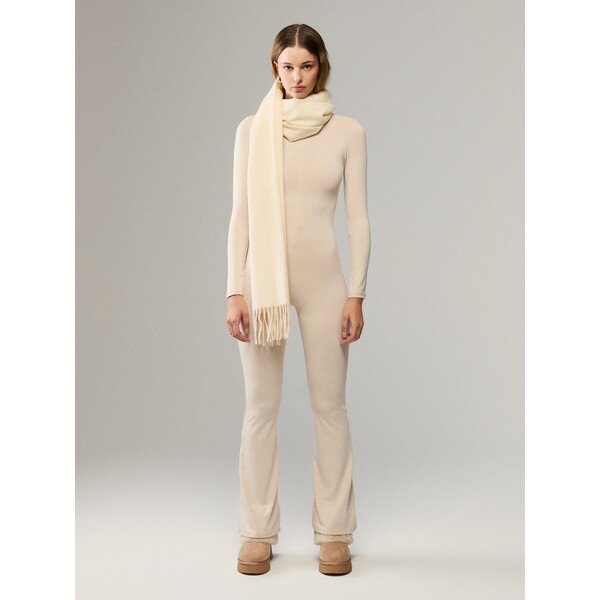 House Beżowy kombinezon ULTRAFLEX z długim rękawem i spodniami typu dzwony 070HH-02X