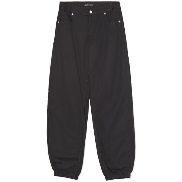Cropp Czarne spodnie jogger 571FO-99X