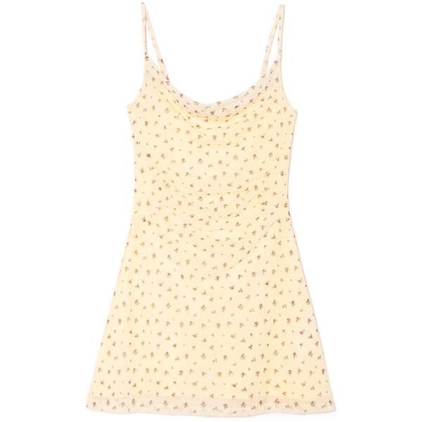 Cropp Wzorzysta sukienka na ramiączkach 468CT-01M