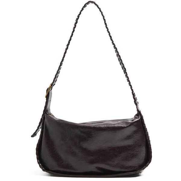 Cropp Brązowa torebka z dekoracyjnymi brzegami 720FX-88X