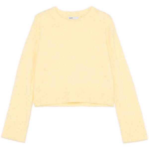 Cropp Żółty sweter basic 447FL-10M