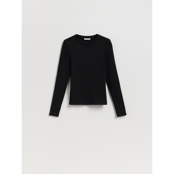 Reserved Prążkowany longsleeve ZR419-99X