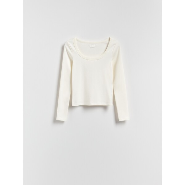 Reserved Bawełniany longsleeve ZQ827-01X