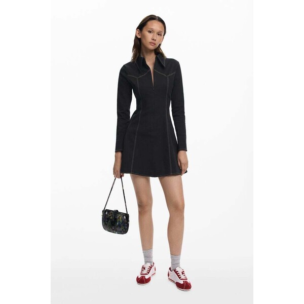 Desigual Koszulowa sukienka z zamkiem 25WWVWYD2000