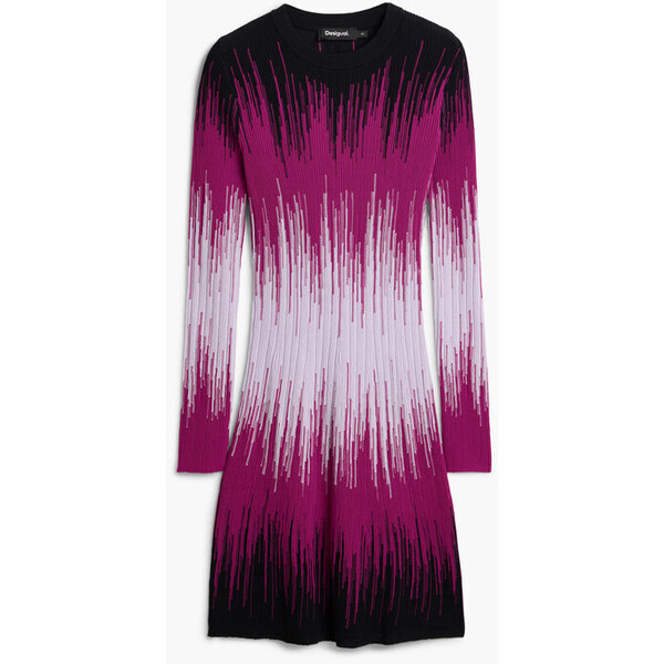 Desigual Krótka sukienka cieniowana 25WWVFX93049