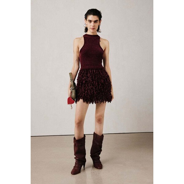 Desigual Sukienka z frędzlami studio 25WWVFX53032