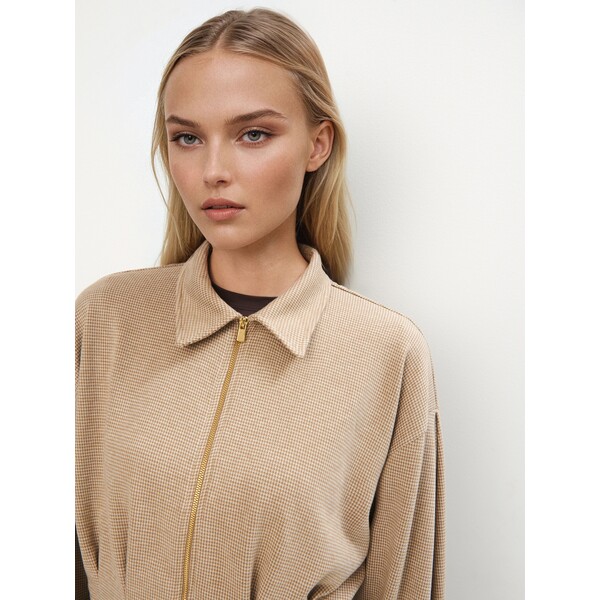 Mohito Wiosenna beżowa kurtka 590GM-08X