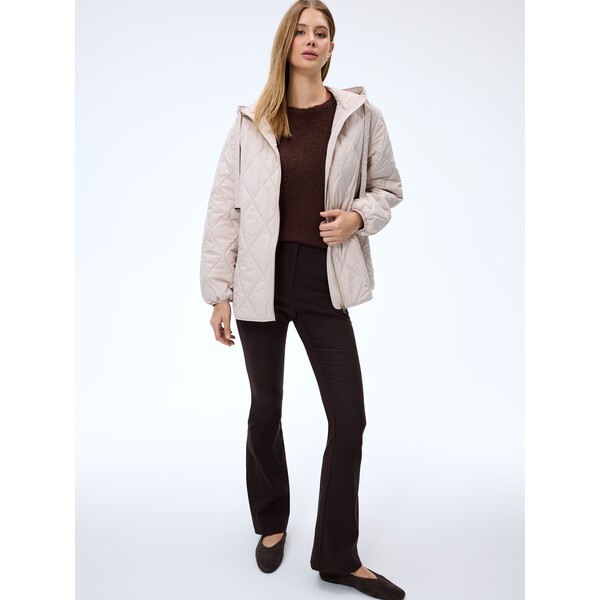 Mohito Kremowa kurtka z kapturem 027GI-02X