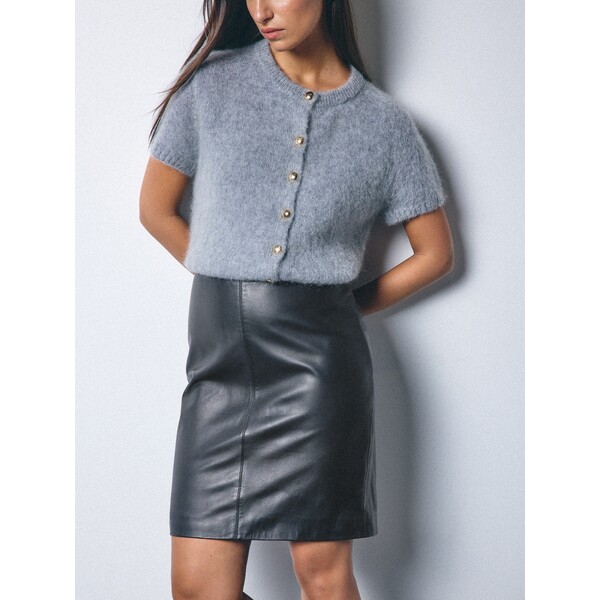 Mohito Skórzana spódnica mini 355GG-99X