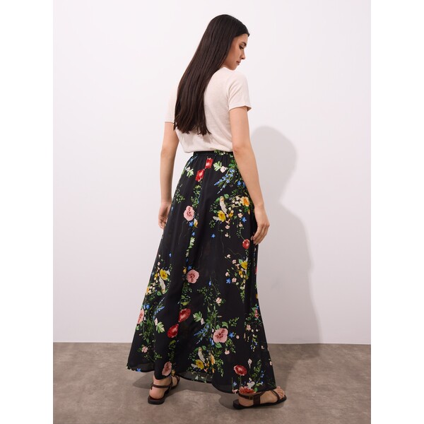 Mohito Kwiatowa spódnica midi z wiskozy 507DU-MLC