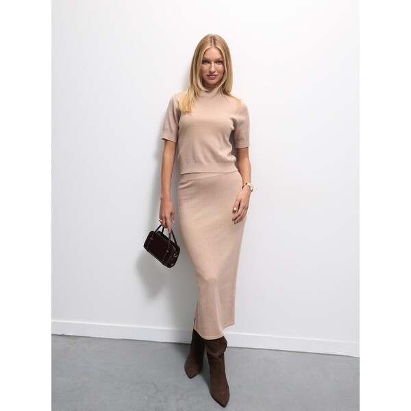 Mohito Swetrowa spódnica midi 437EQ-08X