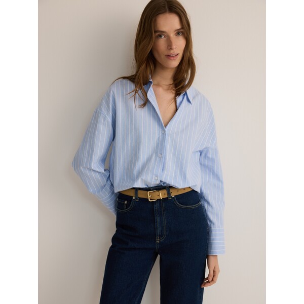 Reserved Zamszowy pasek z klamrą 622CO-80X