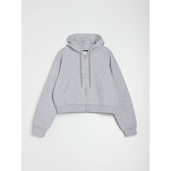 Sinsay Bluza z kapturem z zapięciem 969FI-09M