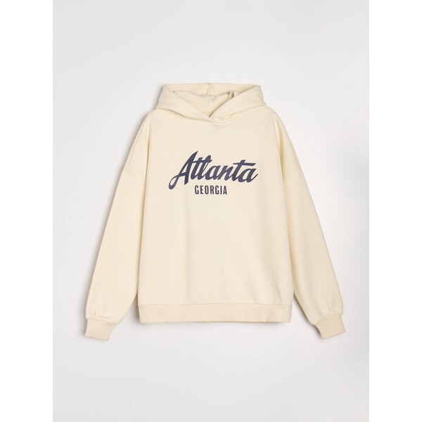 Sinsay Bluza hoodie w stylu akademickim 034FJ-02X