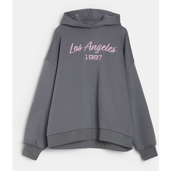 Sinsay Bluza hoodie w stylu akademickim 034FJ-86X