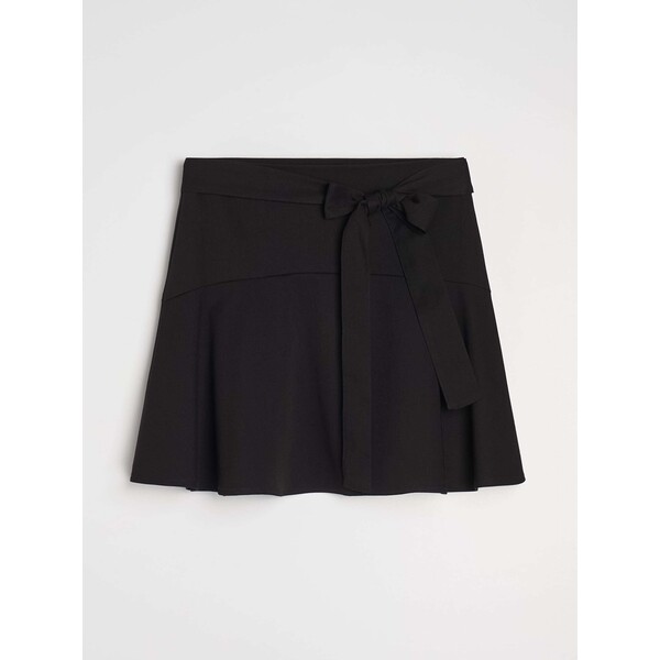 Sinsay Spódnica mini z ozdobnym wiązaniem 184FJ-99X