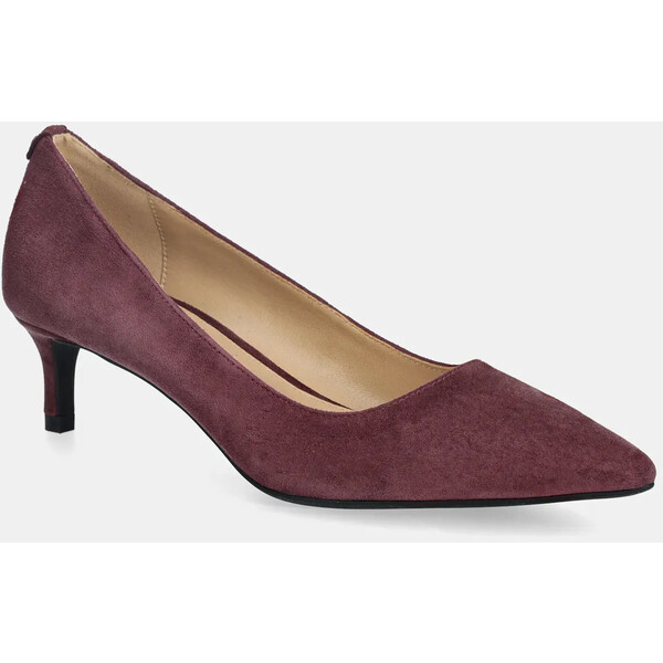 MICHAEL Michael Kors szpilki zamszowe Alina  kolor bordowy 40R3ALMP1S.610