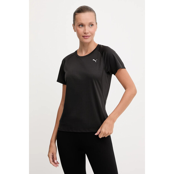 Puma t-shirt treningowy Run Velocity  damski kolor czarny 526578