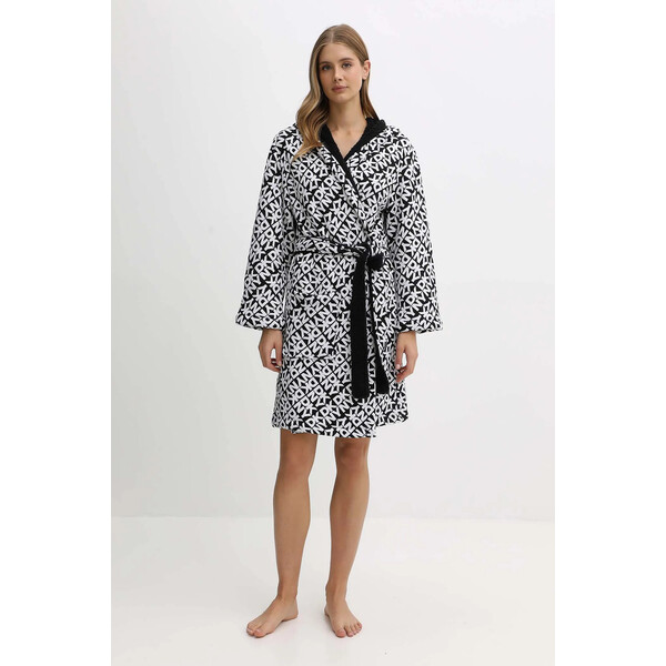 Dkny szlafrok  kolor czarny YI00065