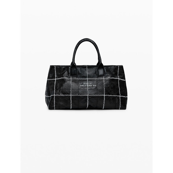 Desigual Średnia błyszcząca torba shopper 25WAXA512000U
