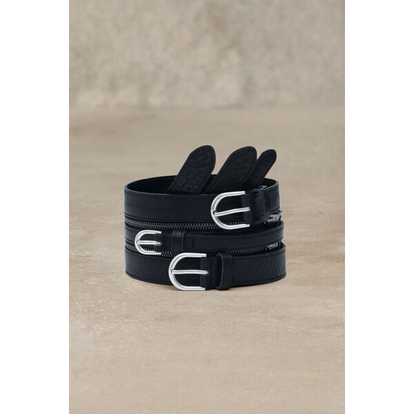 Desigual Potrójny pasek z skóry studio 25WARL082000