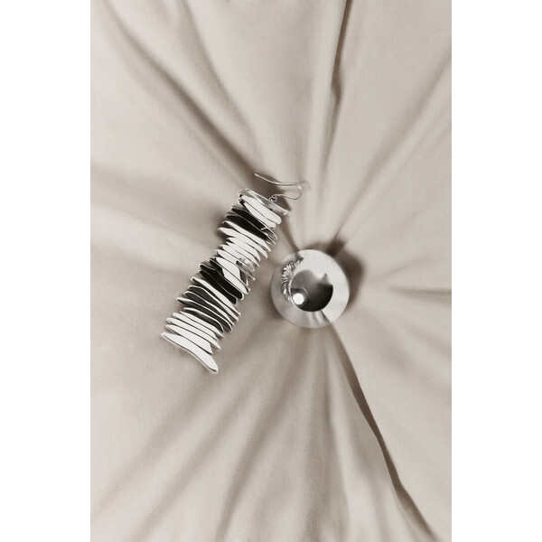 Desigual Asymetryczne kolczyki srebrne studio 25WAGO142004U