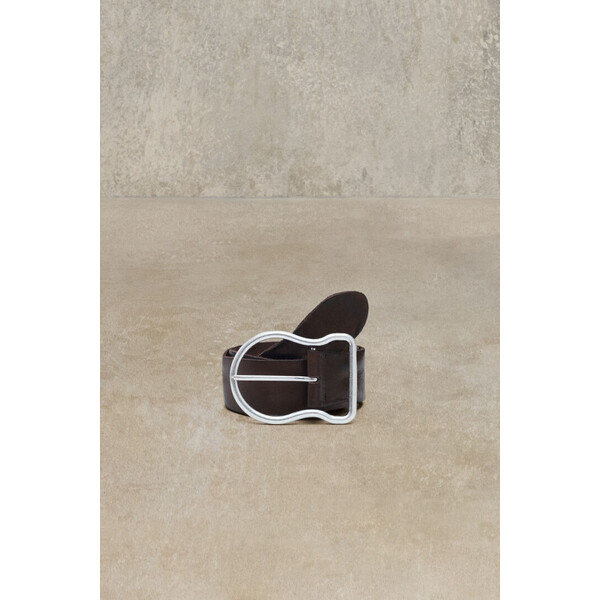 Desigual Pasek z owalną klamrą skórzany studio 26SARL096011