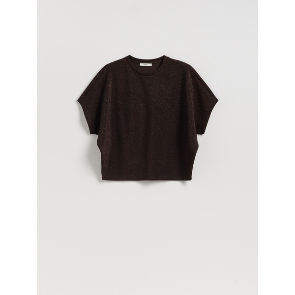 Reserved T-shirt z metalizowaną nicią 869HD-89X