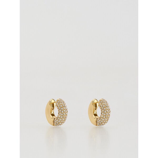 Reserved Okrągłe kolczyki 523FD-GLD