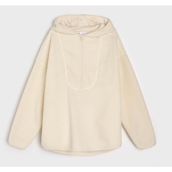 Sinsay Bluza sherpa z kapturem 972FI-02X