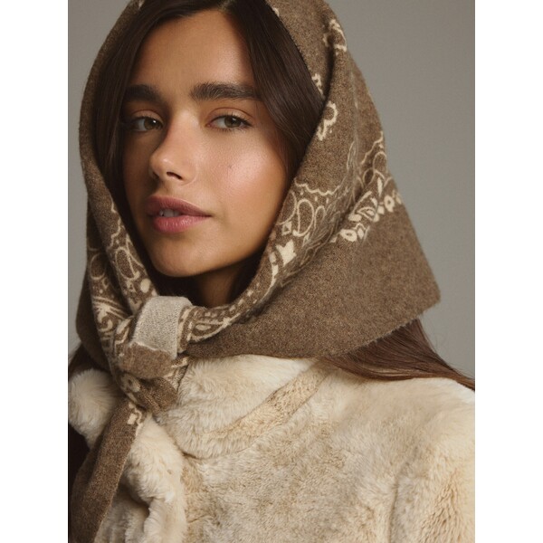 Reserved Wzorzysta apaszka 752FD-74X