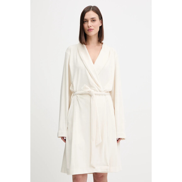 Emporio Armani Underwear szlafrok  kolor beżowy EW001970 AF15366